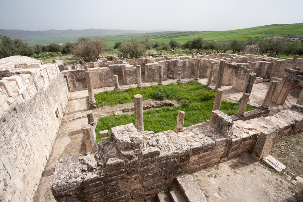 Tunisia, Dougga - House of the Trefoil