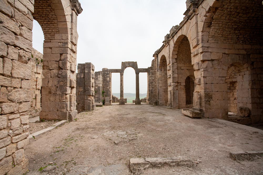 Tunisia, Dougga - Licinian Baths