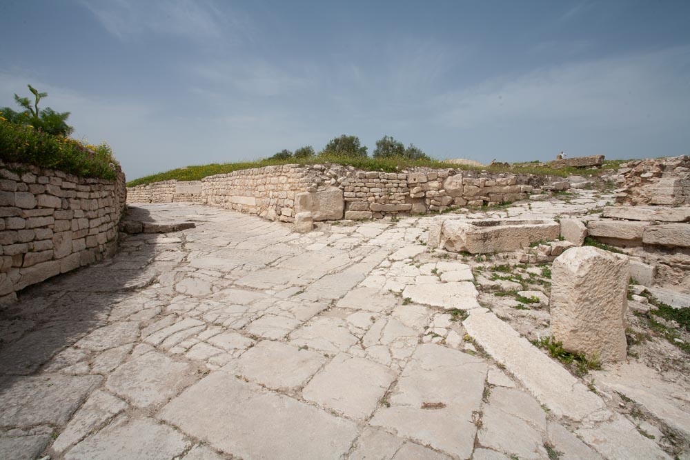 Tunisia, Dougga - Roads