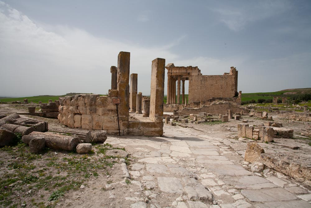 Tunisia, Dougga - Temple of Augustan Piety
