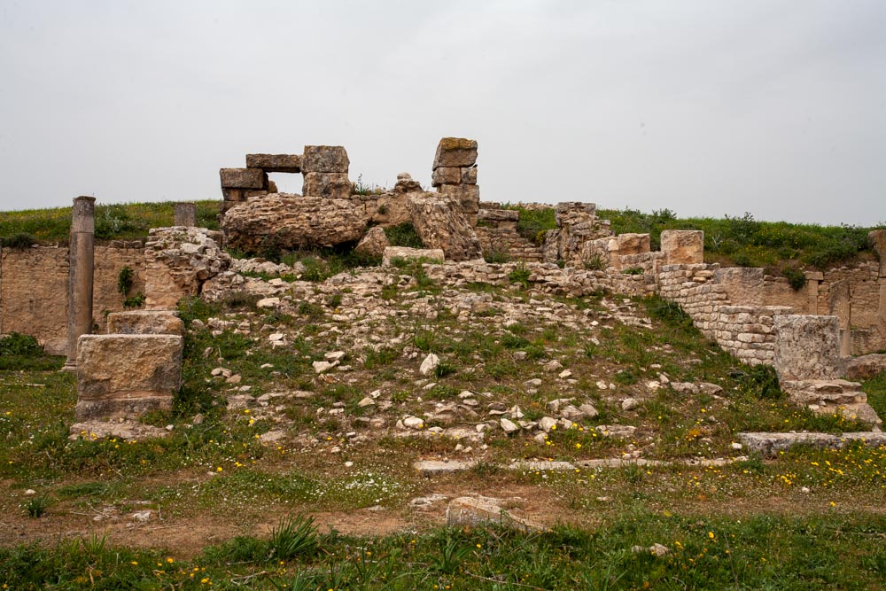 Tunisia, Dougga - Temple of Minerva