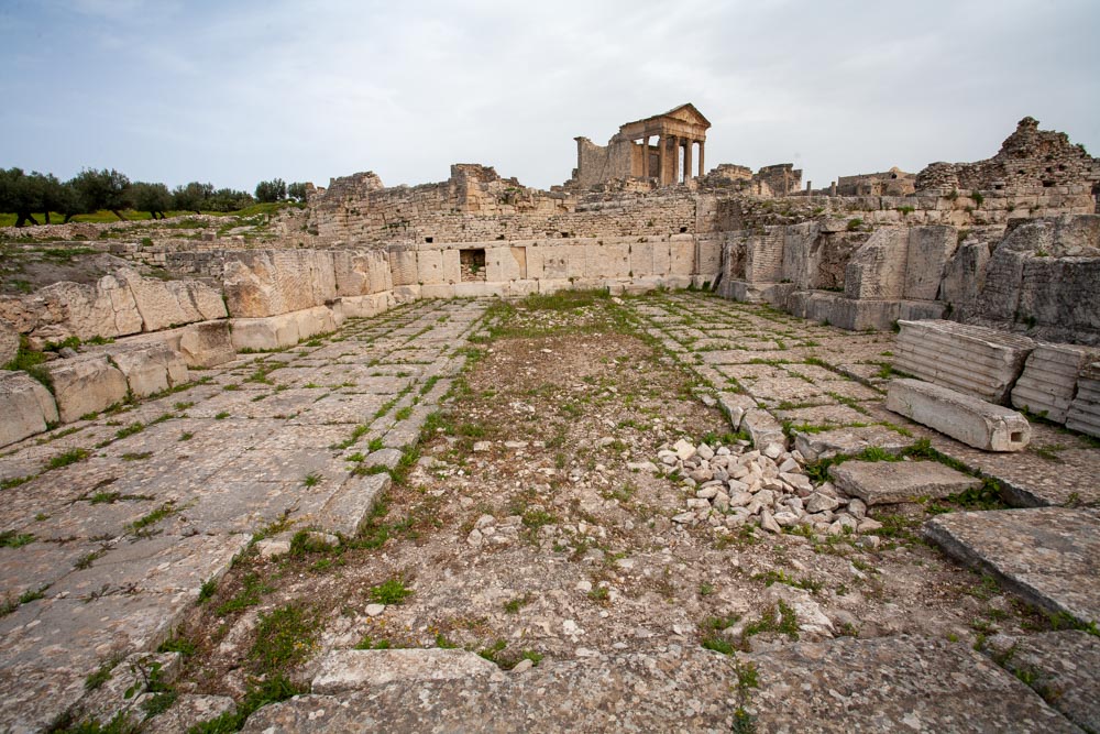 Tunisia, Dougga - Temple of the Victory of Caracala