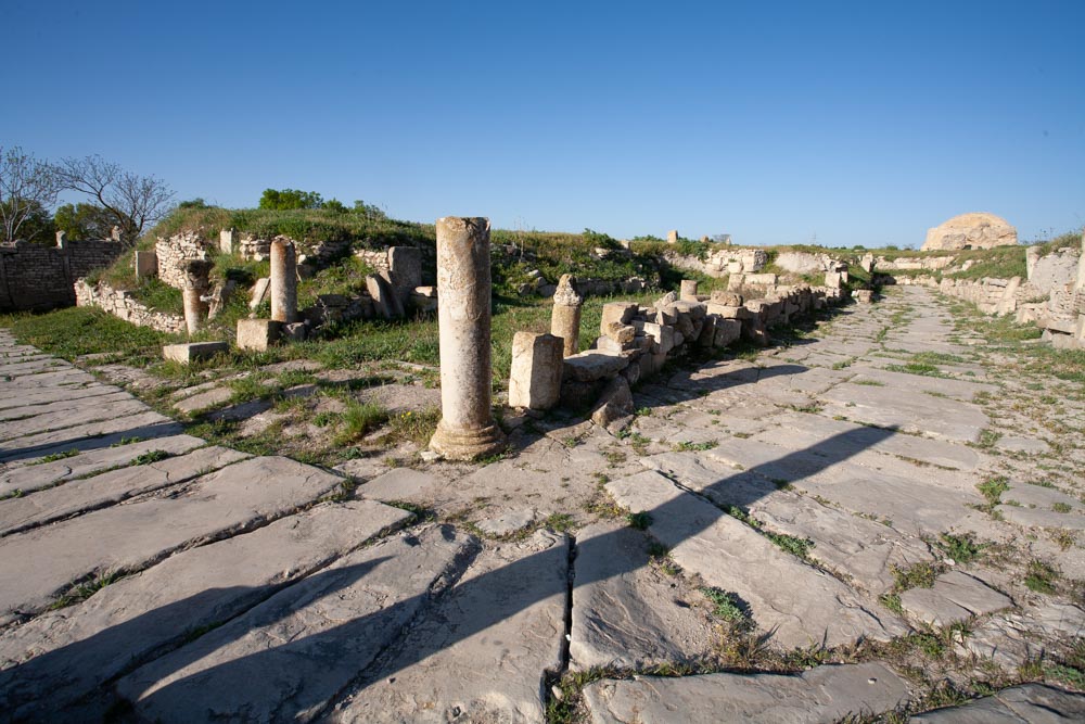 Tunisia, Makthar (Mactaris) - Roads