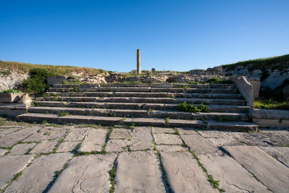 Tunisia, Makthar (Mactaris) - Temple of Bacchus
