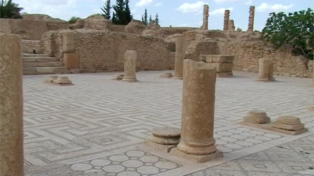 Tunisia, Sbeitla (Sufetula) -  Palaestra