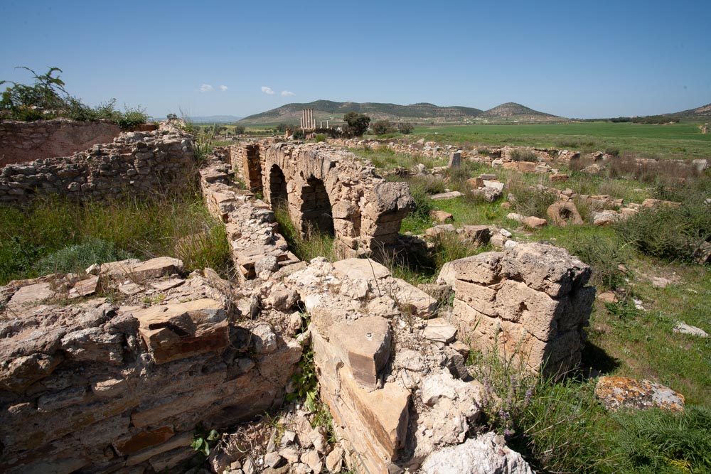 Tunisia, Thuburbo Majus -  Baths of the Stars