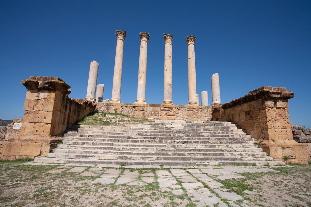 Tunisia, Thuburbo Majus - Capitoline Temple