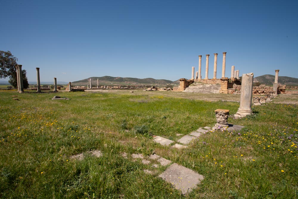 Tunisia, Thuburbo Majus -  Roman Forum