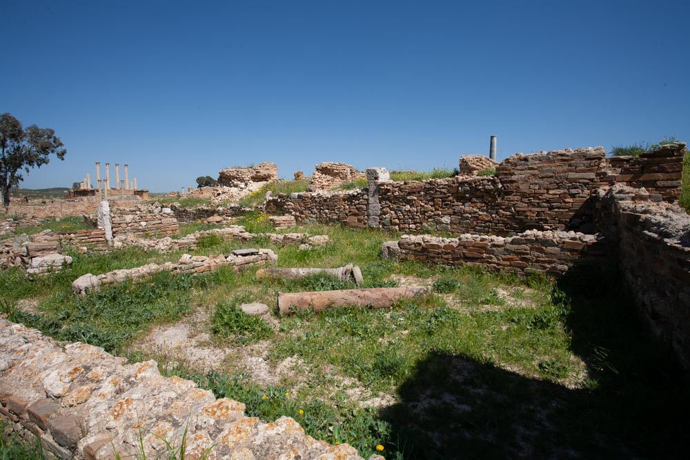 Tunisia, Thuburbo Majus -  Labyrinth Baths