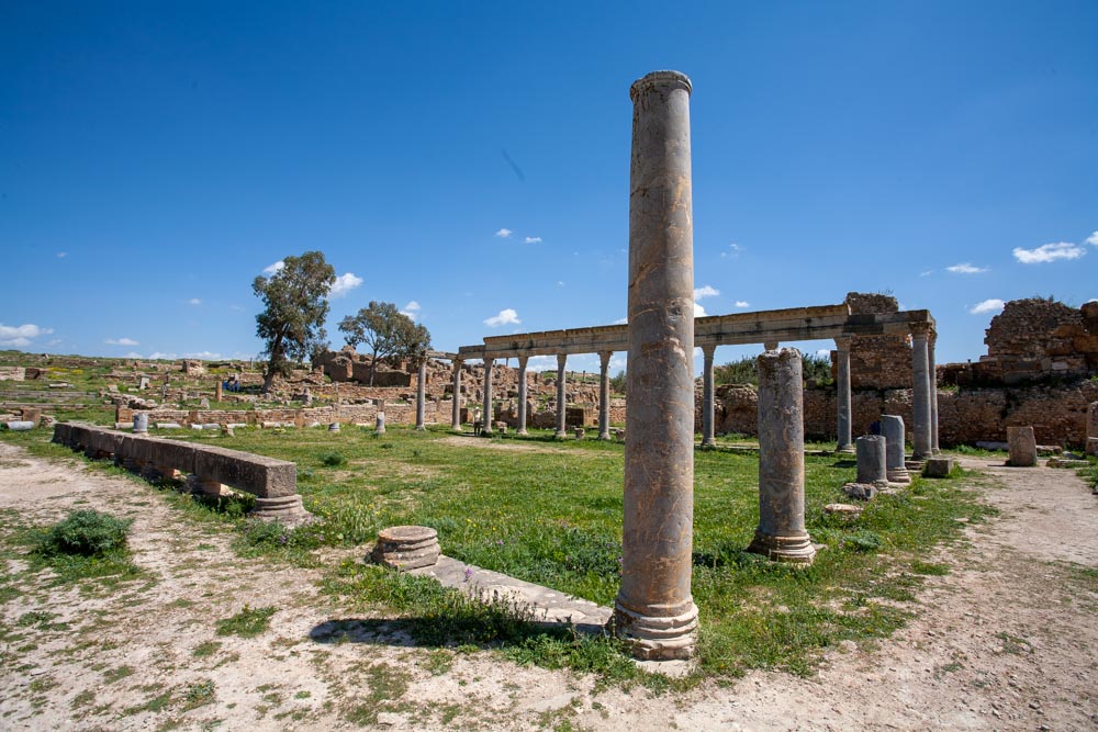 Tunisia, Thuburbo Majus - Plaestra of the Petronii
