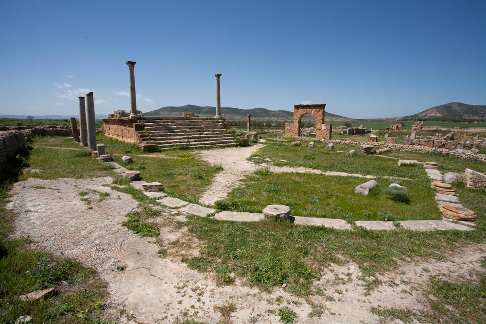 Tunisia, Thuburbo Majus - Temple of Baalat