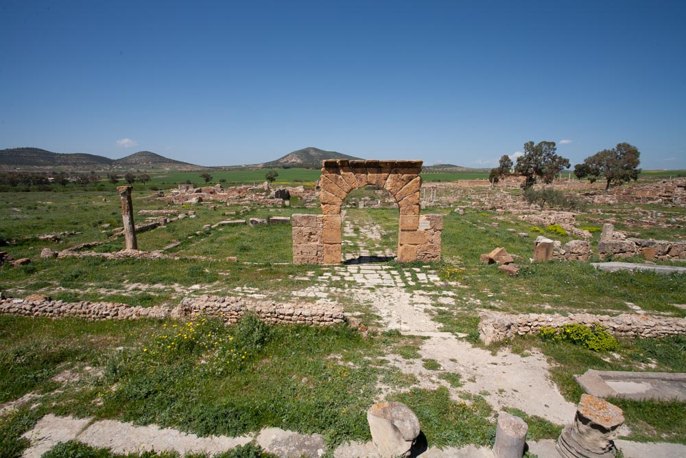 Tunisia, Thuburbo Majus - Temple of Caelestis