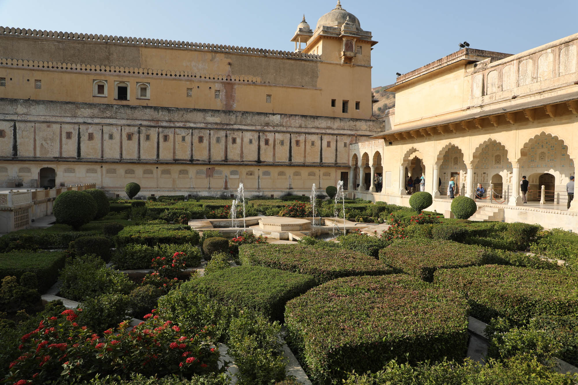 India, Rajasthan, Amer Fort -Pleasure Gardens