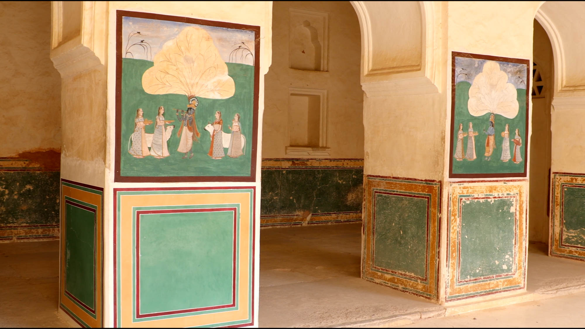 India, Rajasthan, Amer Fort -Royal Chambers