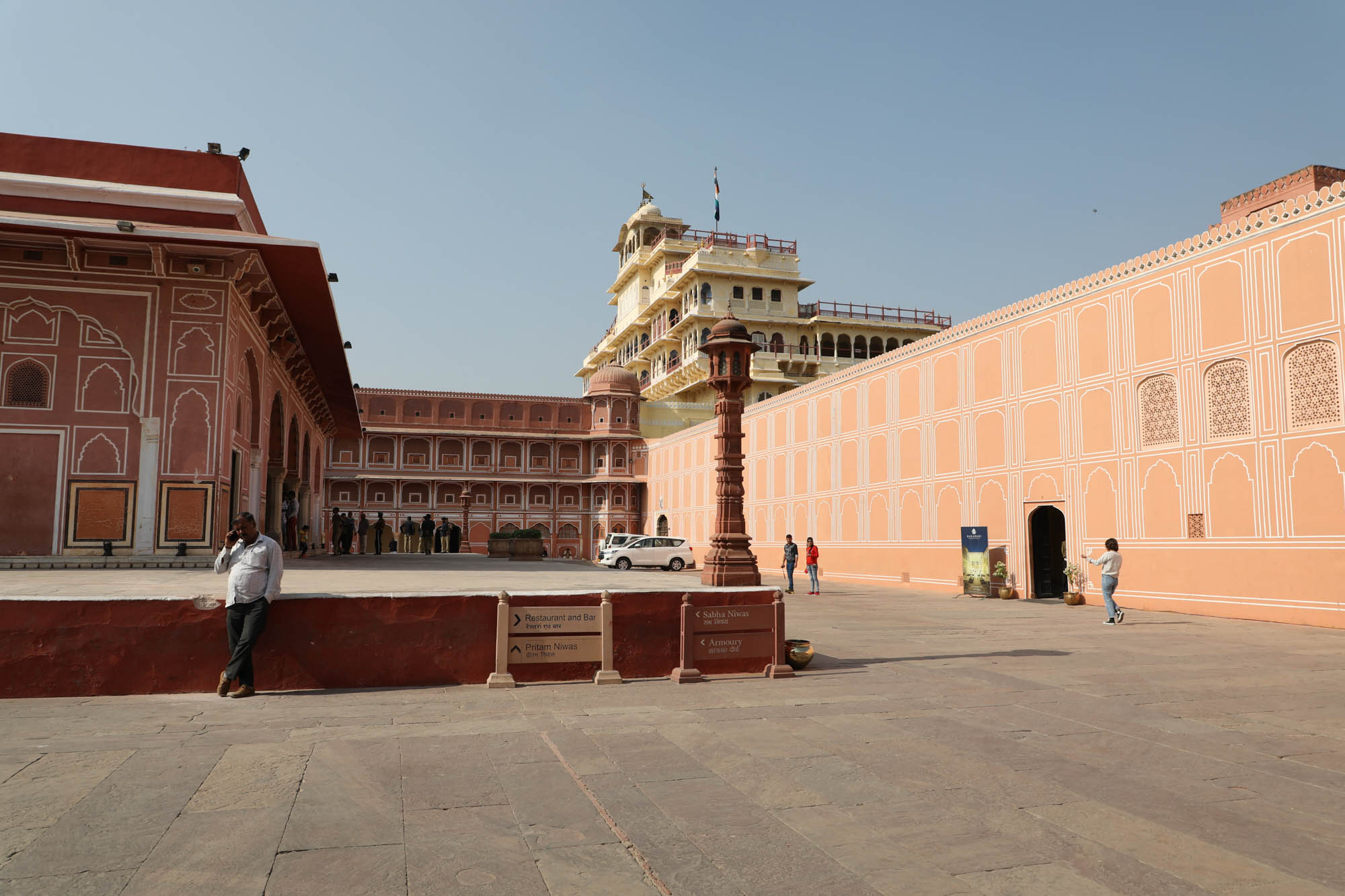 India, Rajasthan, Jaipur - City Palace - Courtyard