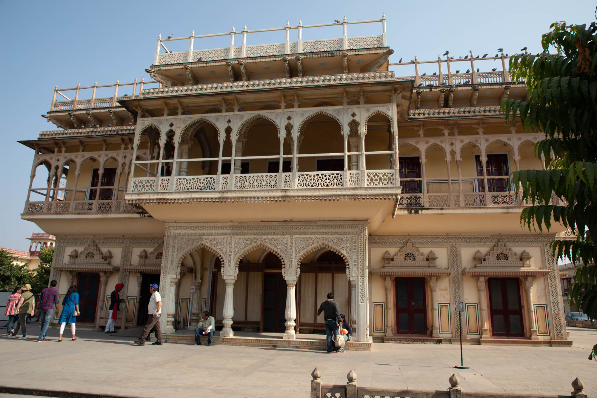 India, Rajasthan, Jaipur - City Palace - Mubarak Mahal