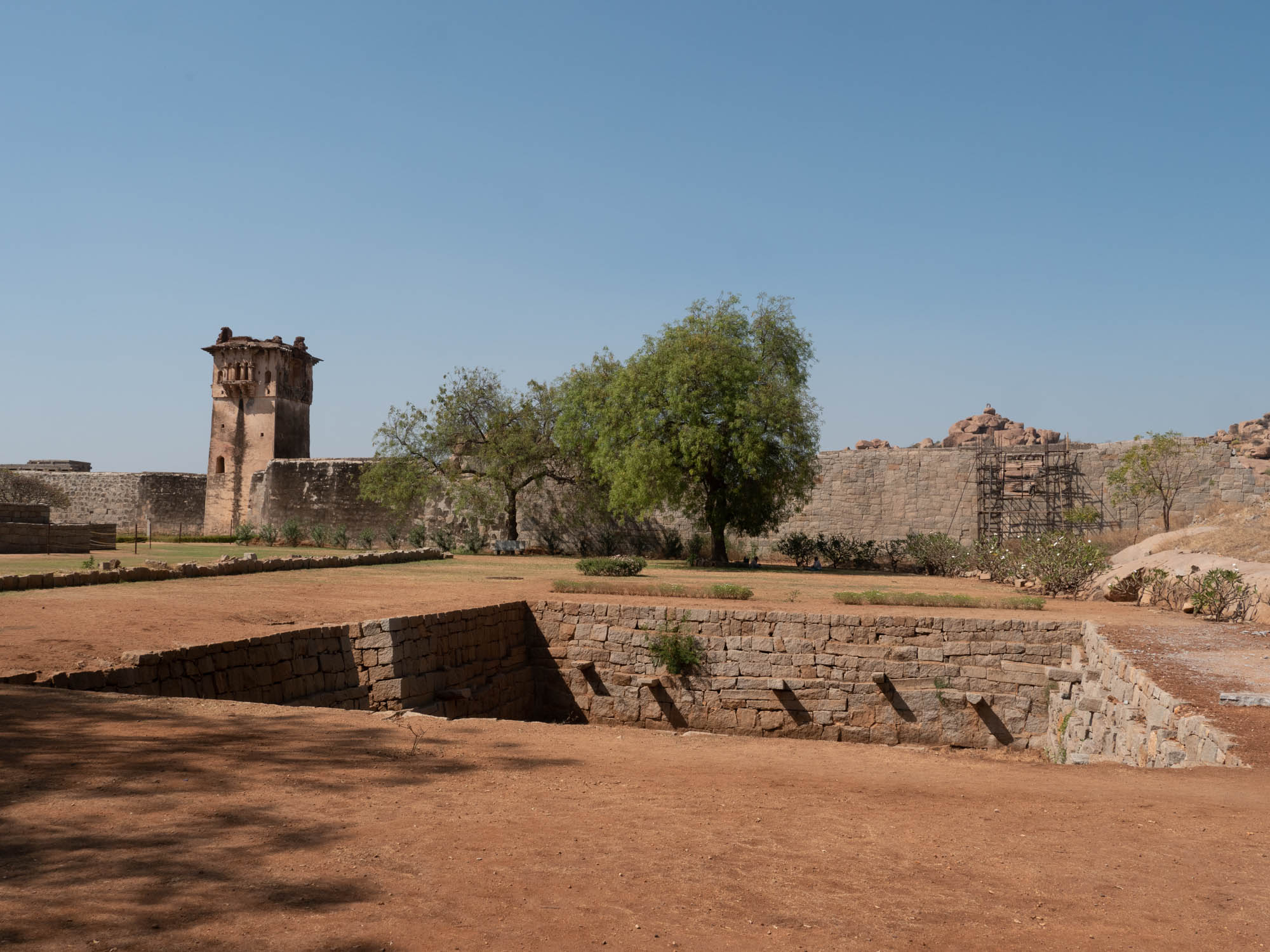 India, Karnataka, Hampi - Dandanayaka Fort