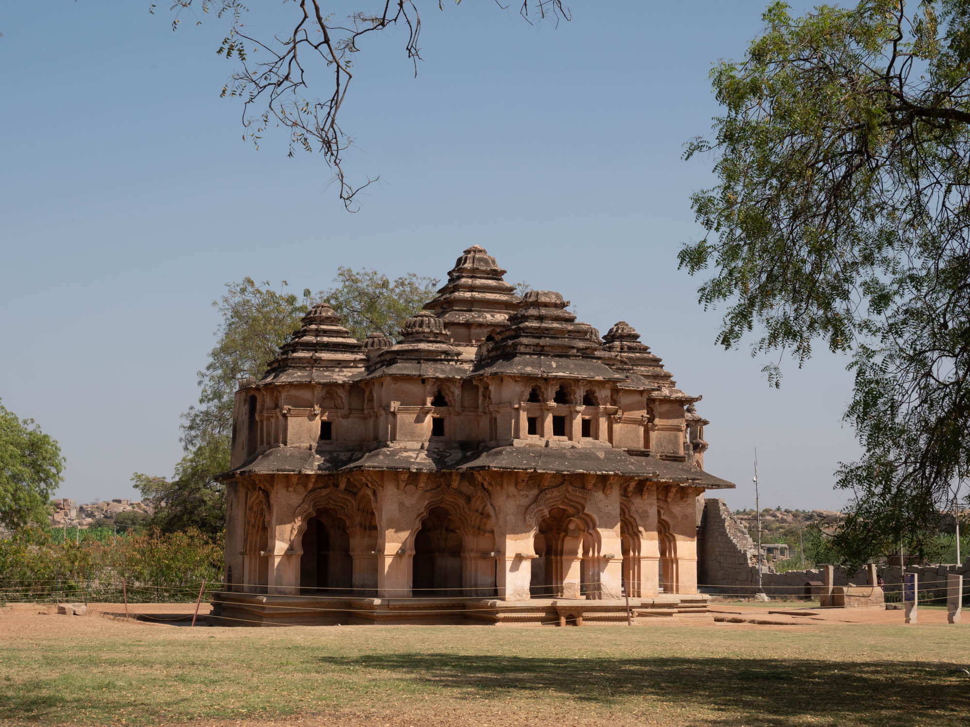 India, Karnataka, Hampi - Lotus Mahal