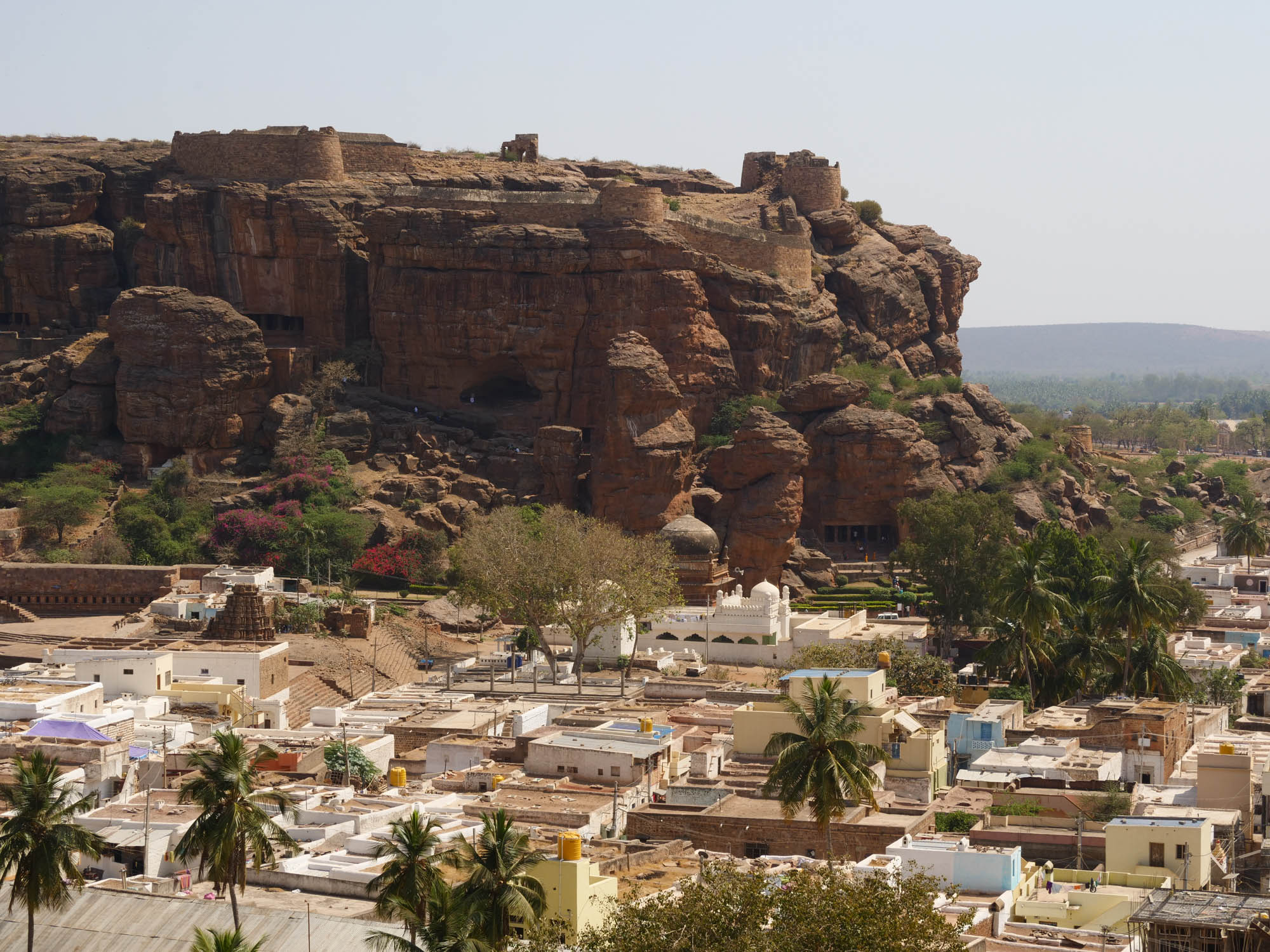 India, Karnataka, Badami - Fortress