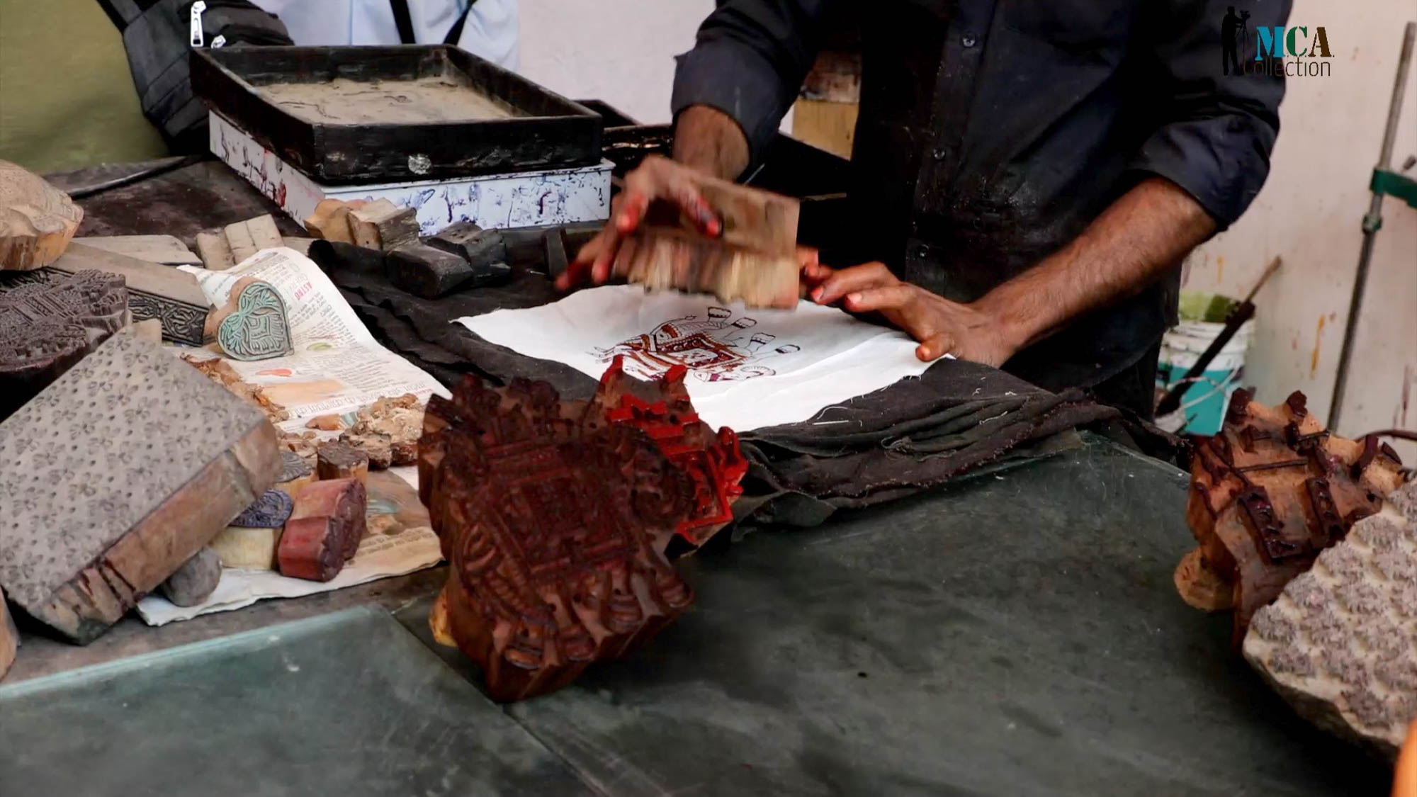 India, Karnataka - Traditional paintings work