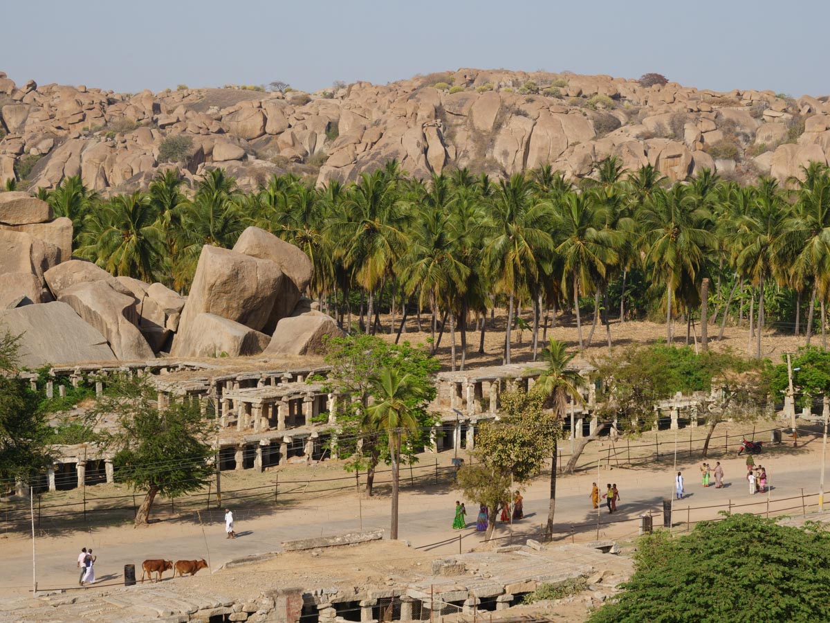 India, Karnataka, Hampi - Bazzar