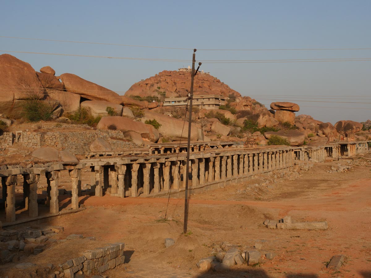 India, Karnataka, Hampi - Krishna Bazzar