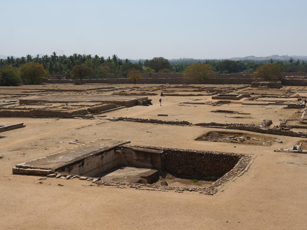 India, Karnataka, Hampi - Royal Quarter