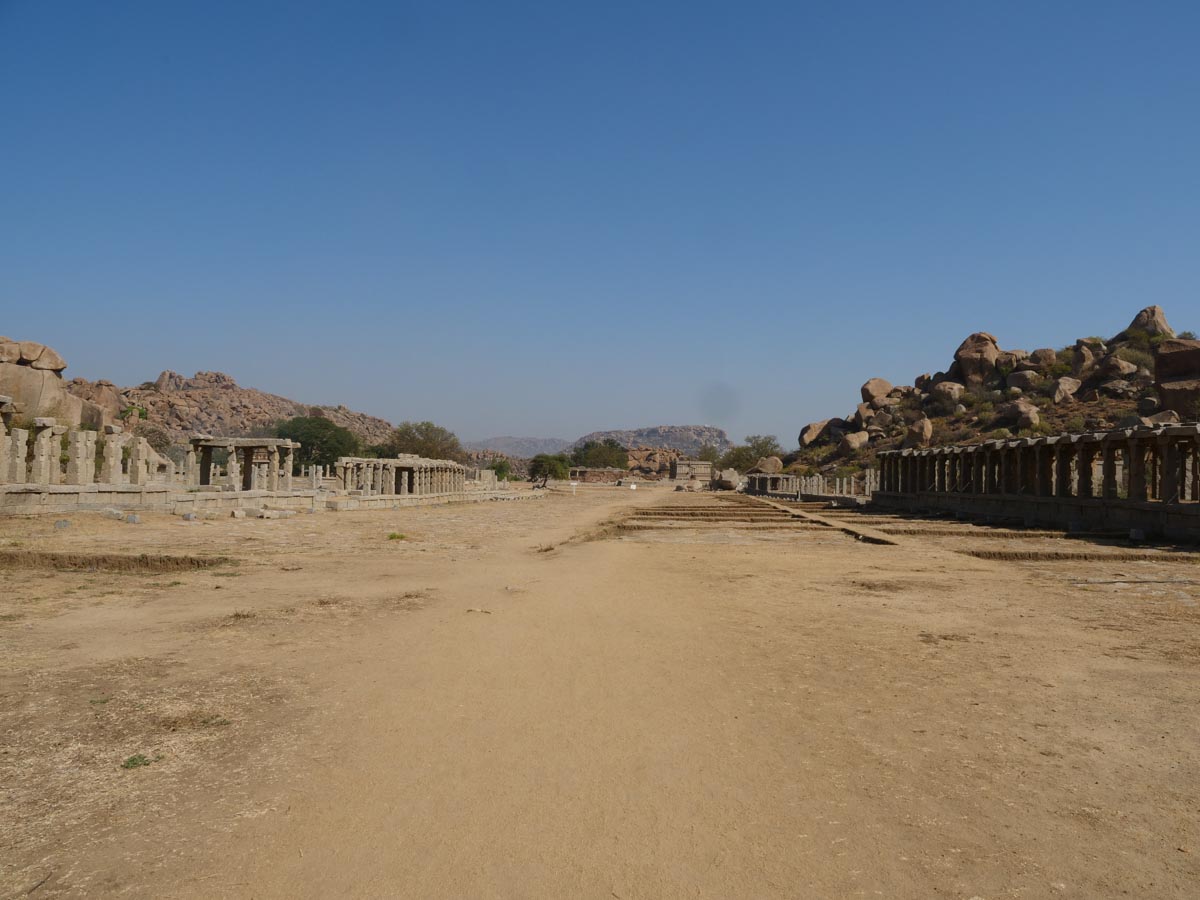 India, Karnataka, Hampi - Sule Bazzar