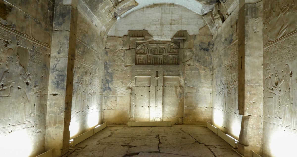 Egypt, Abydos - Temple of Sety I - Chapel of Isis