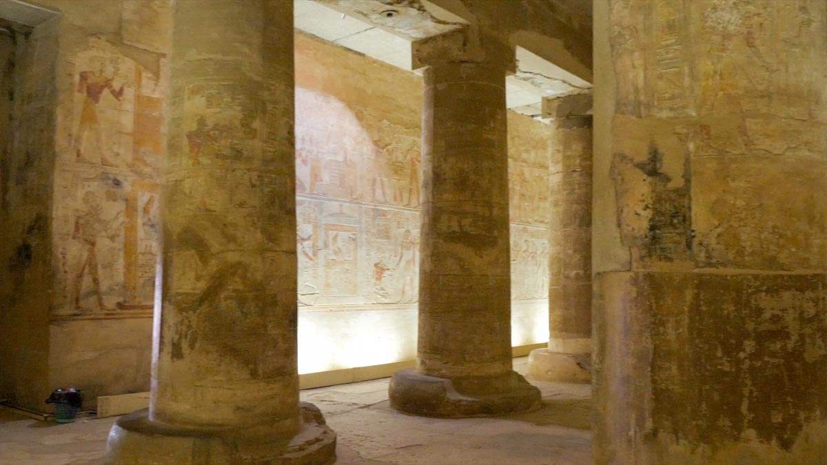Egypt, Abydos - Temple of Sety I - Second Hypostyle