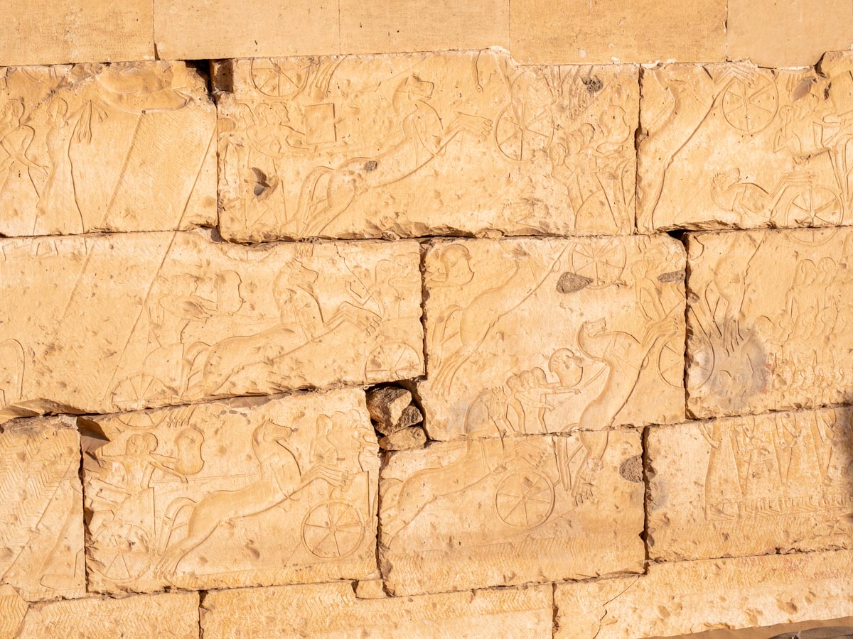 Egypt, Abydos, Temple of Rameses II – Battle of Kadesh inscription