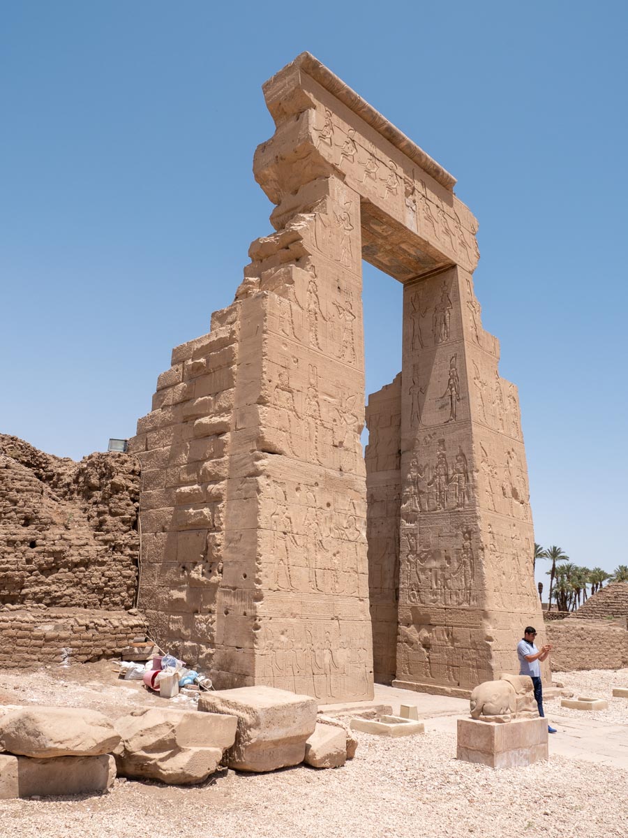 Egypt, Dendara Temple - Gate of Domitian and Trajan