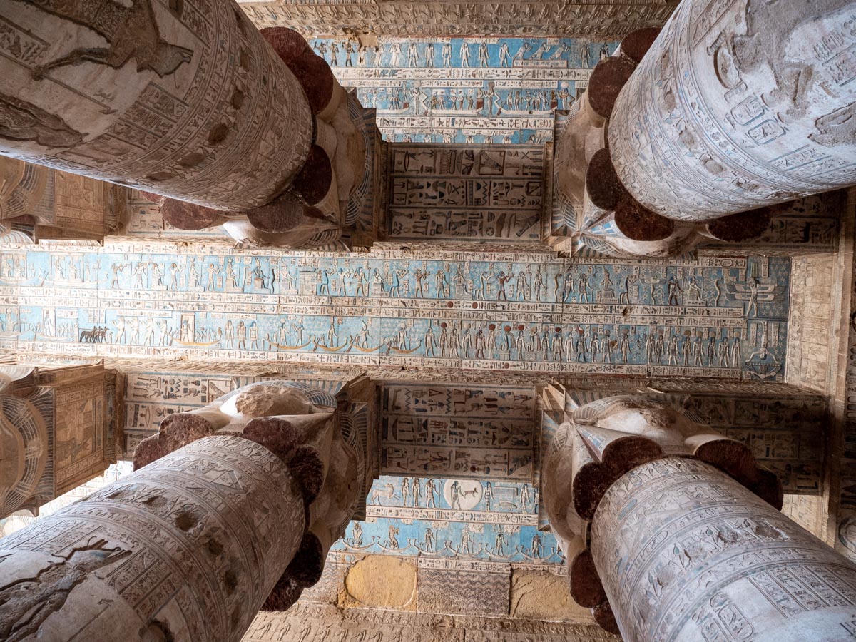 Egypt, Dendara Temple - Hypostyle Hall