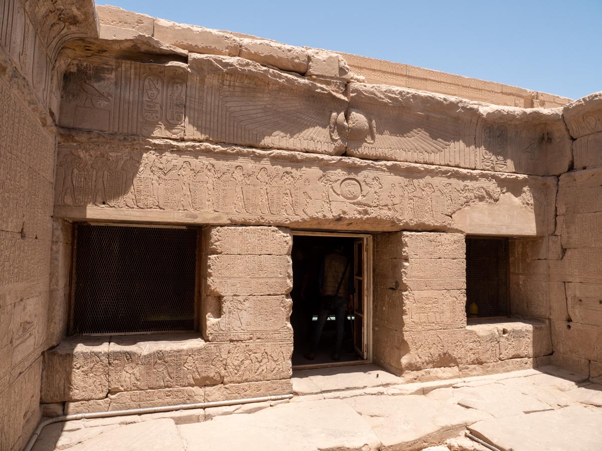 Egypt, Dendara Temple - Upper level
