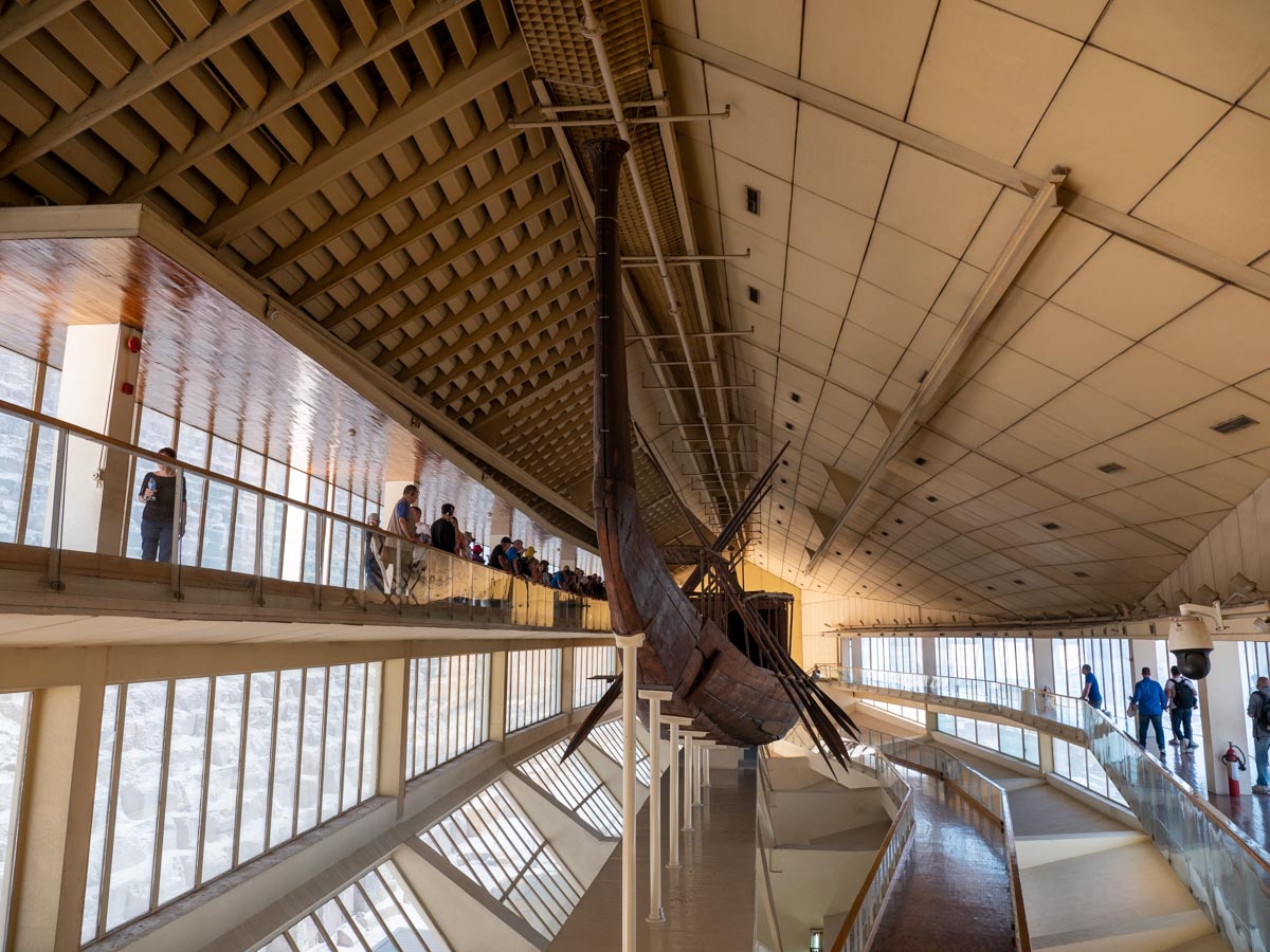Egypt, Giza, Khufu ship (Solar boat)