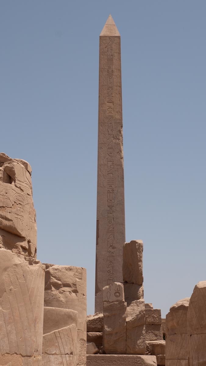 Egypt, Luxor, Karnak temple  Obelisk 4