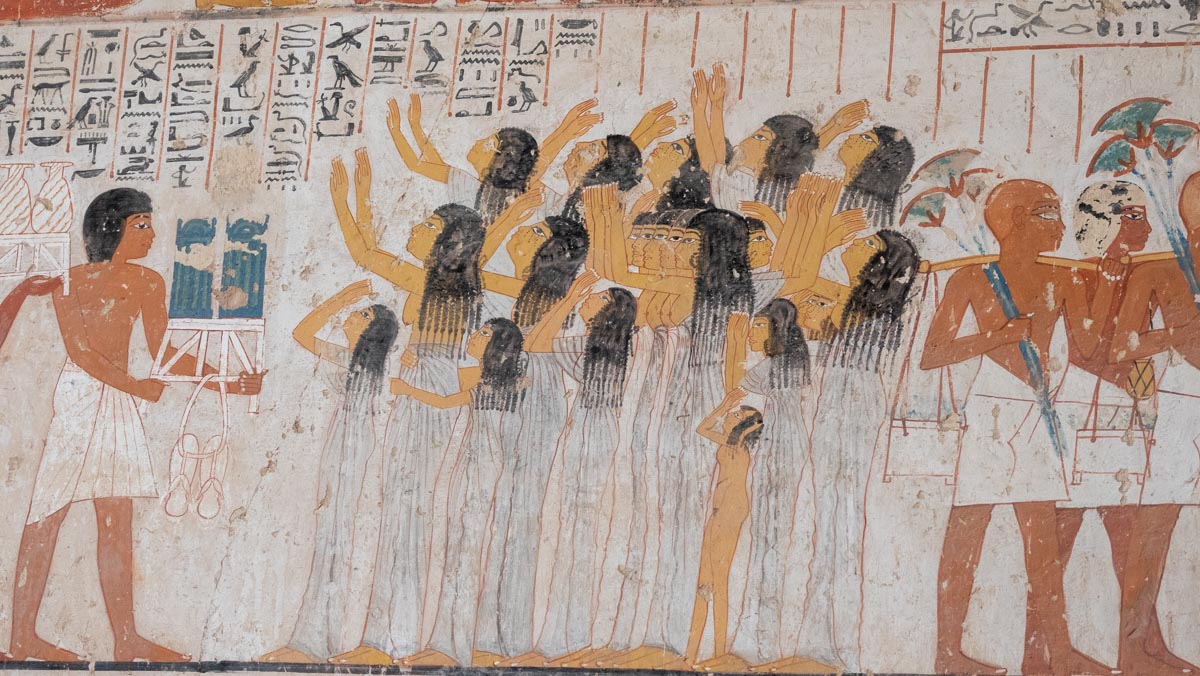 Egypt, Western Thebes, Tombs of Nobles - tomb of Ramose - Hieroglyphs