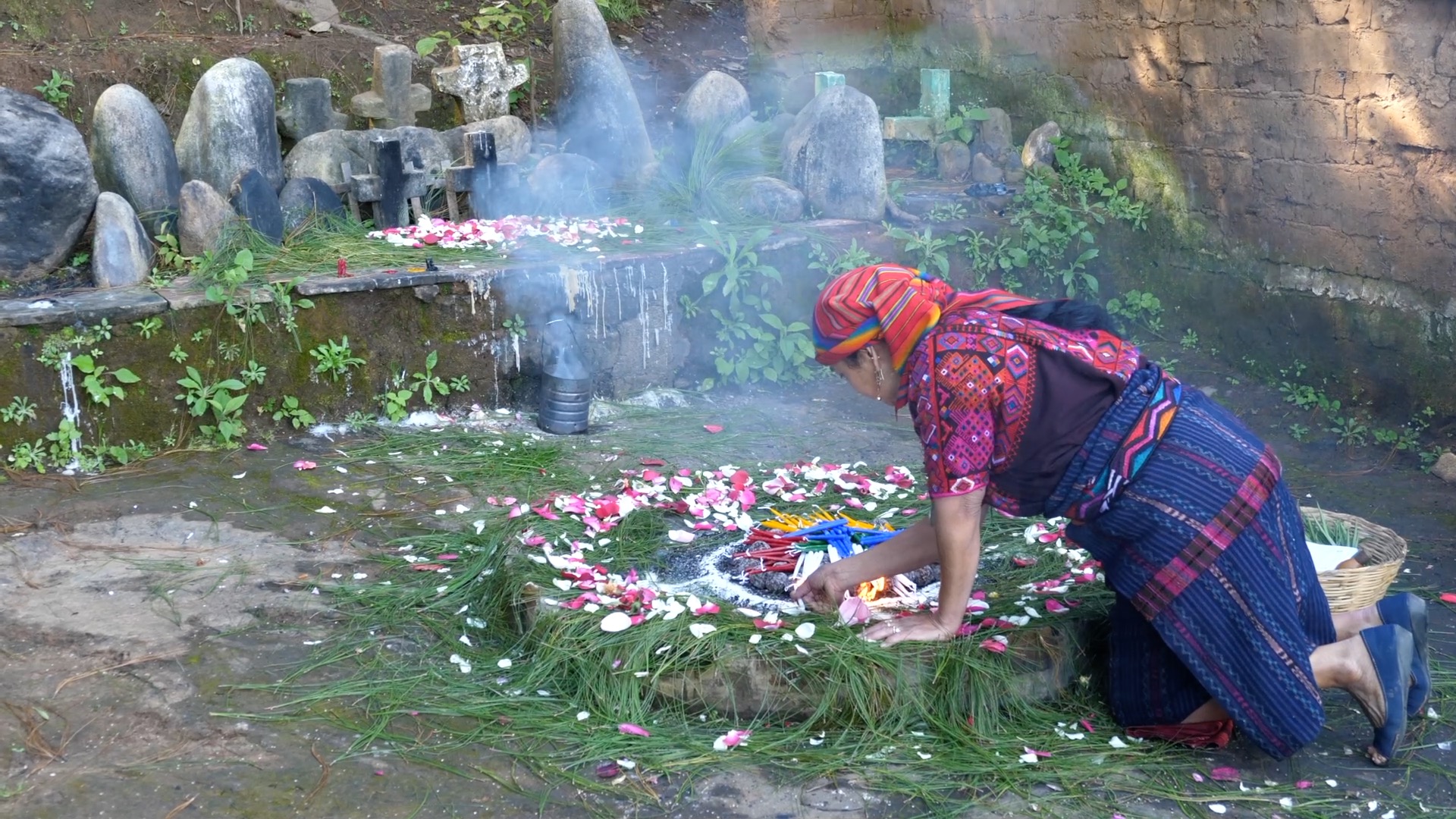 Guatemala, Antigua religious ceremony