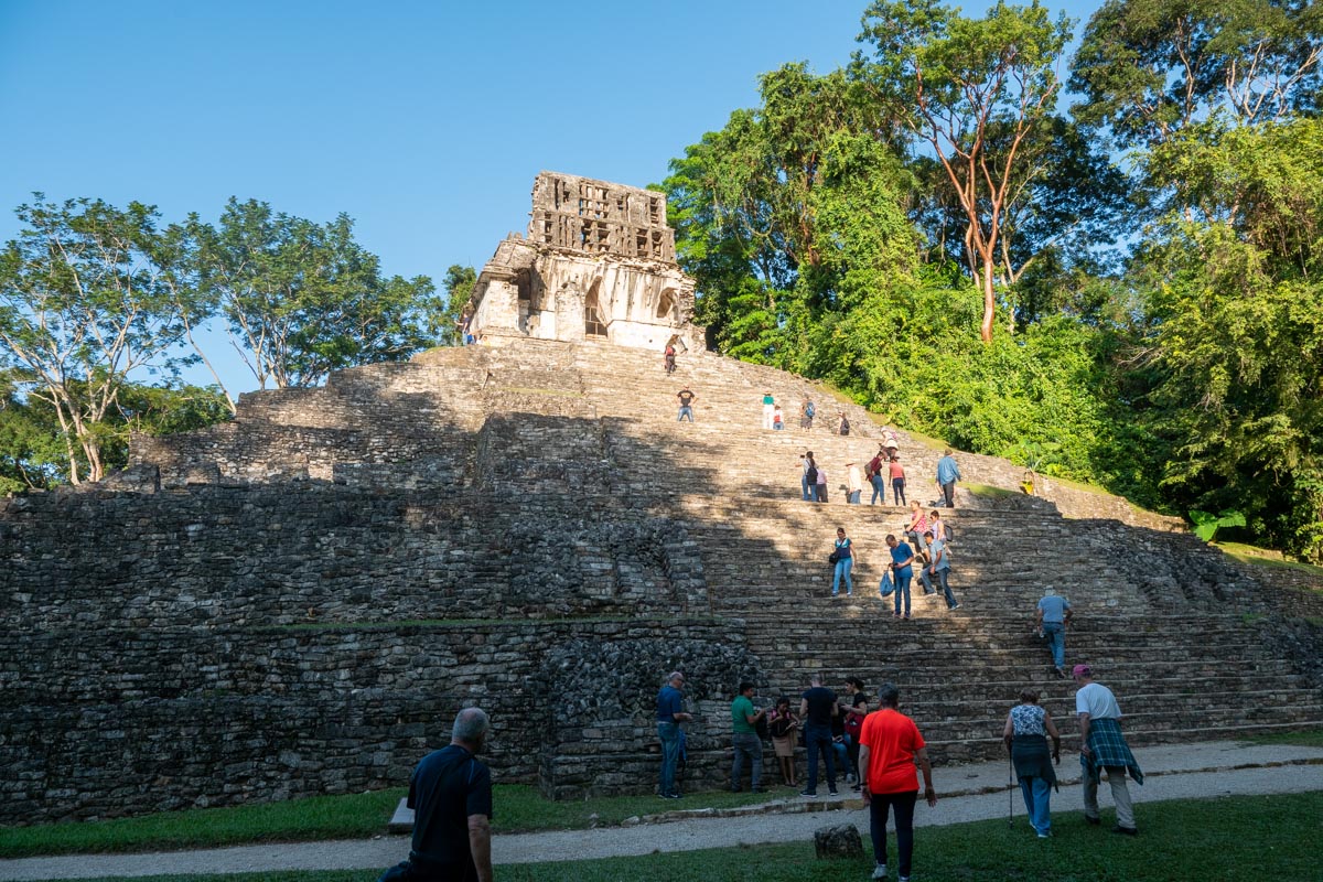 Mexico, Palenque, Temple of the Cross