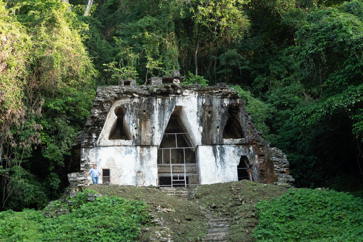Mexico, Palenque, Temple of the Foliated Cross