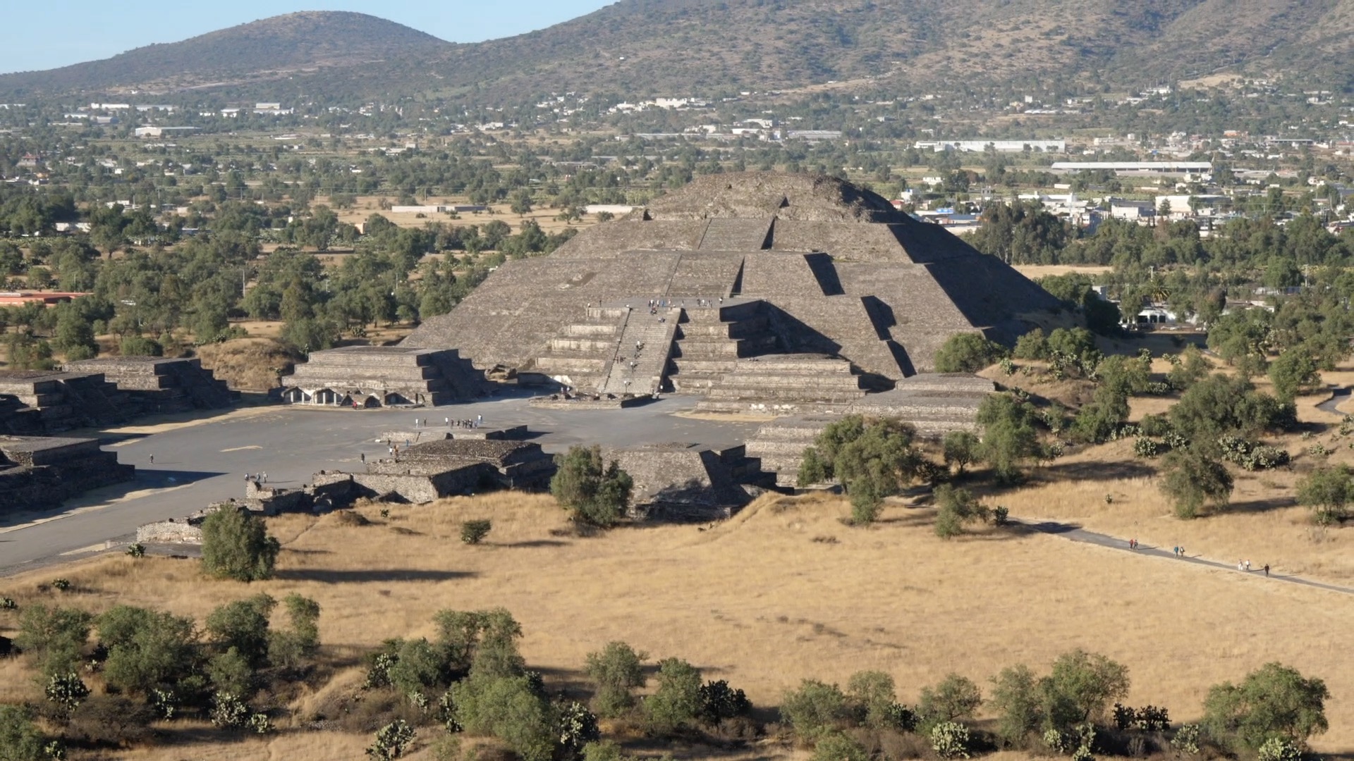 Mexico, Teotihuacan, Pyramid of the Moon