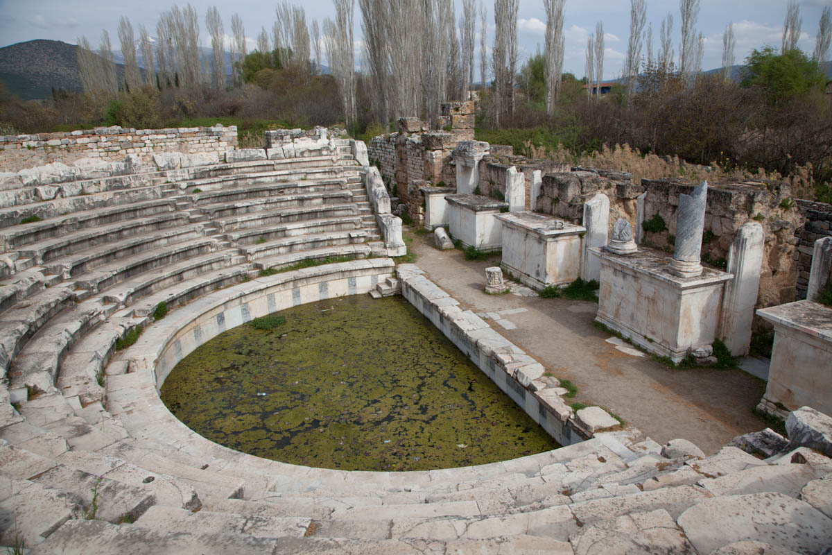 Turkey, Aydin, Aphrodisias - Bouleuterion