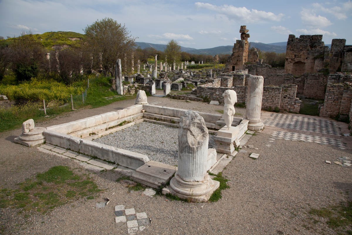 Turkey, Aydin, Aphrodisias - Roman Hadrian's Baths