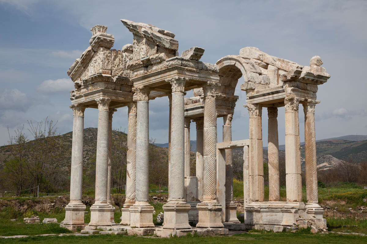 Turkey, Aydin, Aphrodisias - Tetrapylon