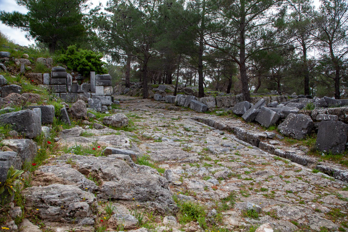 Turkey, Aydin, Priene - Gate (West)