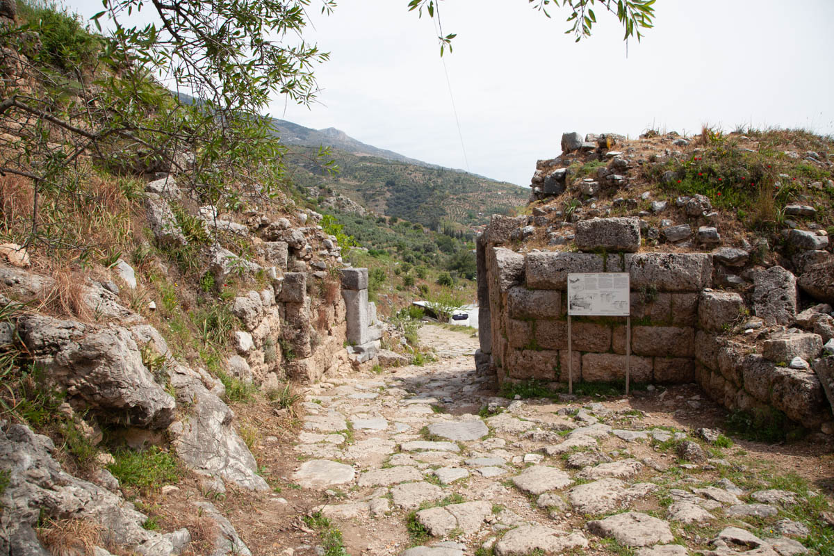 Turkey, Aydin, Priene - Main Gate (Hellenistic)