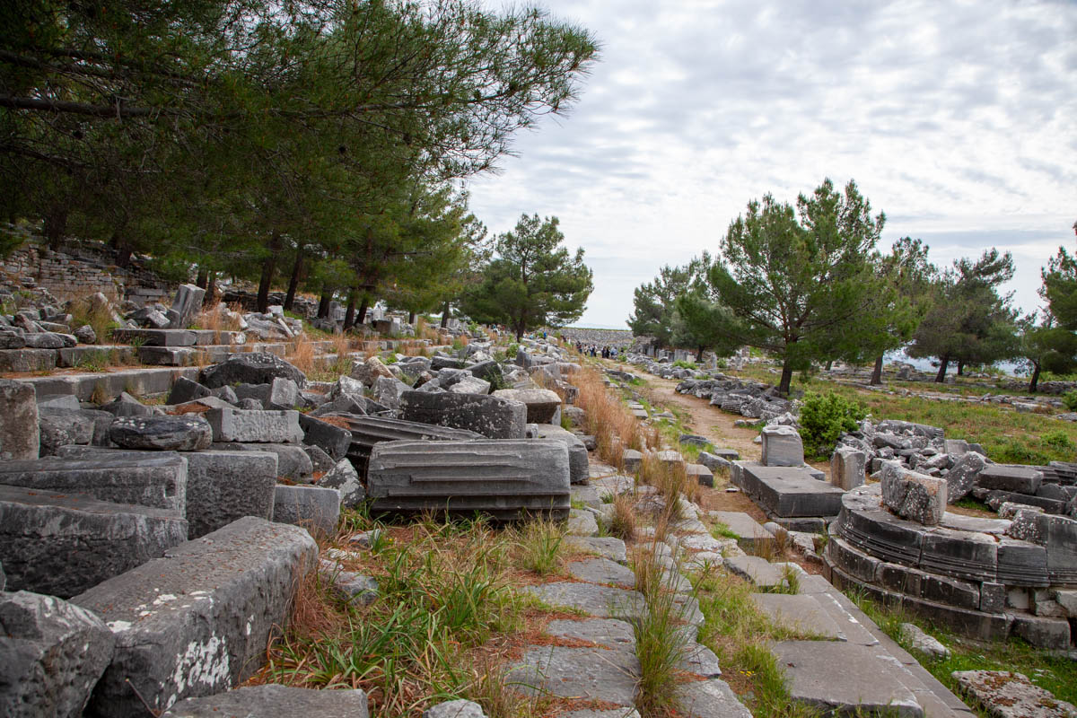 Turkey, Aydin, Priene - Hellenistic Roads