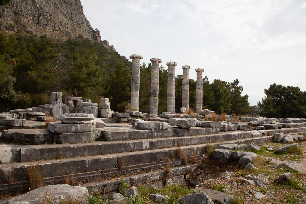 Turkey, Aydin, Priene - Temple of Athena Polias