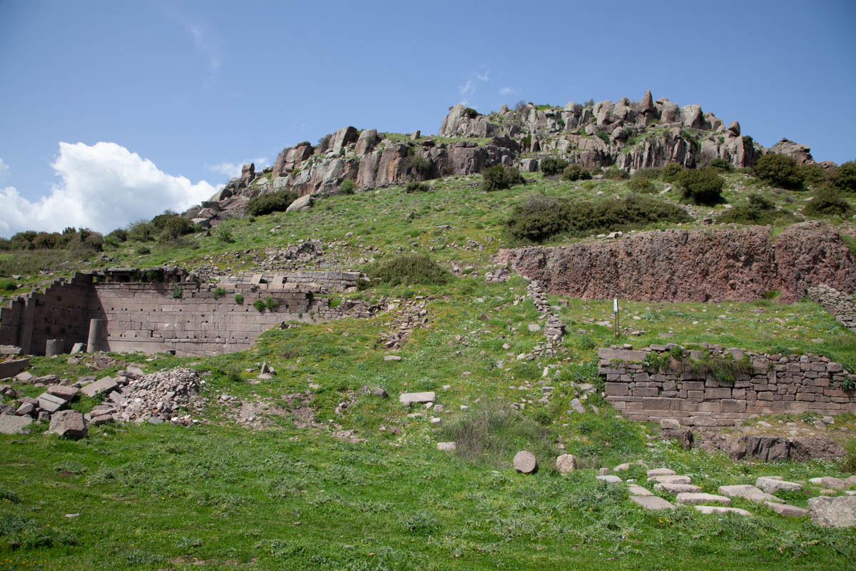 Turkey, Canakkale, Assos - Greek Agora