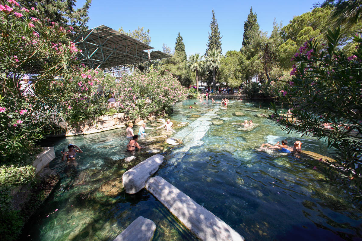 Turkey, Denizli, Pamukkale (Hierapolis) - Ancient Pool